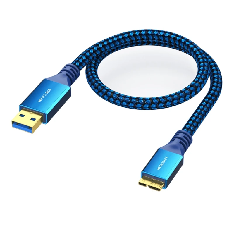 Термостойкий USB 3 0 к кабелю для зарядки данных MicroB телефонов и планшетов