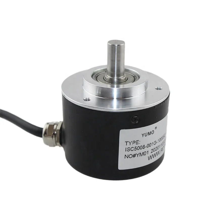 

YUMO 8 shaft solid shaft incremental rotary optical push pull encoder