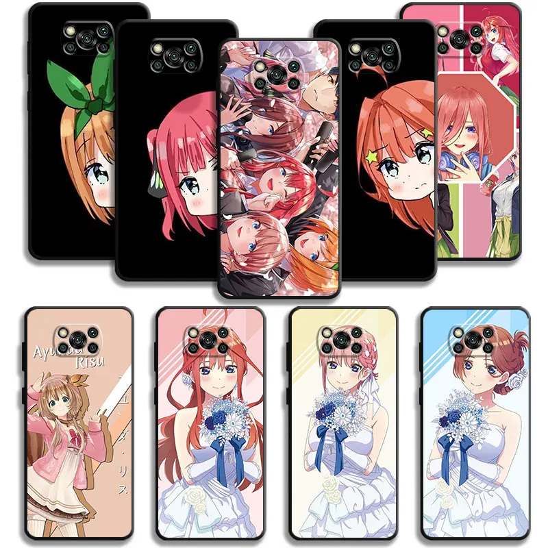 

The Quintessential Quintuplets Nakano Case For Xiaomi POCO X3 NFC X4Pro M3 for Mi 12 11 10 10T 8 Note10 Lite 11Ultra 11T Pro F1