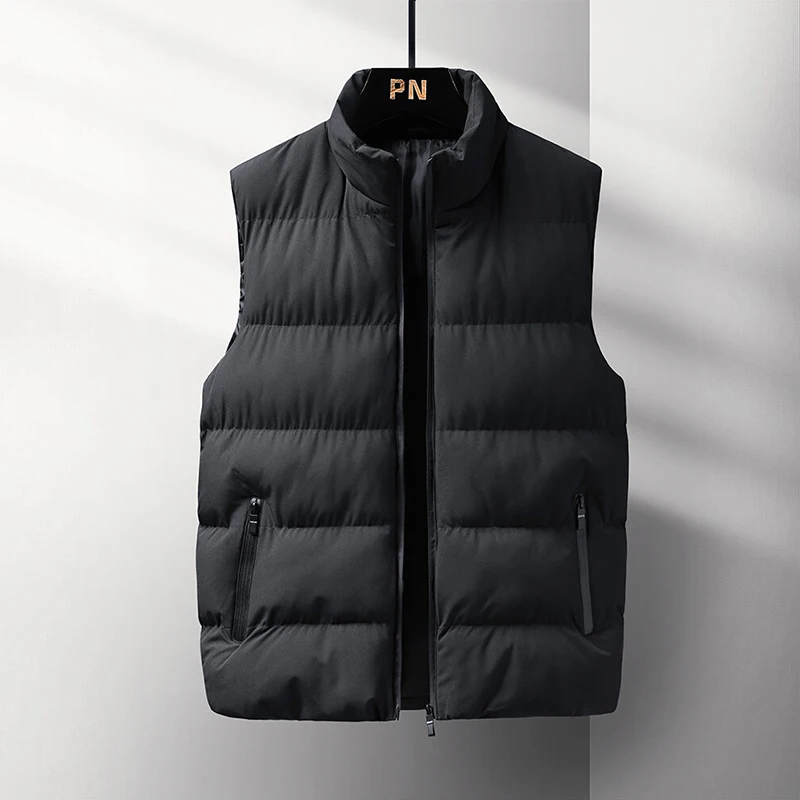 Men's Winter Vest Vest Sleeveless Cotton Jacket Casual Flexible Warm Winter Jacket