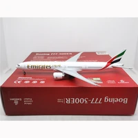 model 1400 scale gjuae2068 emirates b777 300er diecast alloy simulation airbus aircraft collection decoration for adult toy