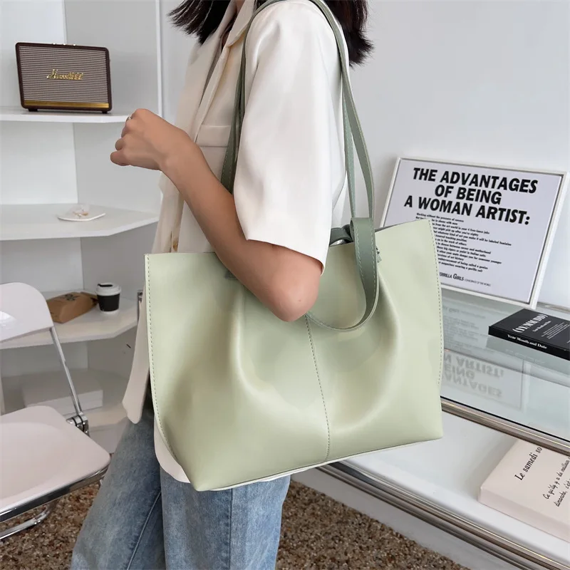 

Luxury 2022 Large Capacity Bag Single Shoulder Female Bag Advanced Sense Versatile Small Crowd Big Bag Commuter Tote