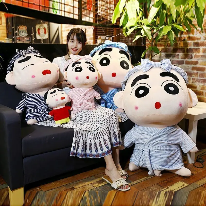 

2023 New PVC Crayon Shin-chan 35-75cm Large kawaii Pillow Cute Plush Toy Cartoon Toys Creative Birthday Cute Gifts