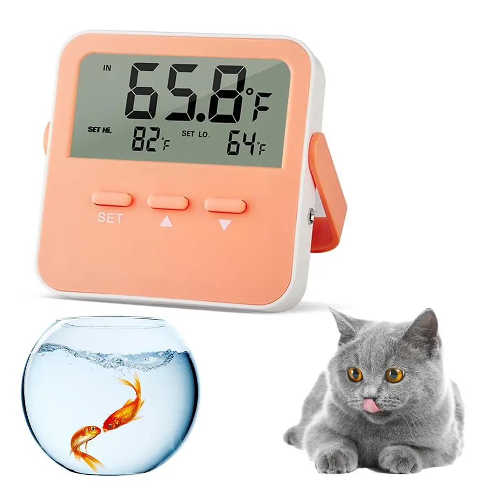 

Reptile Digital Thermometer -50-70 Degree Temperature Range Aquarium Fish Tank Humidity Meter For Indoor Outdoor