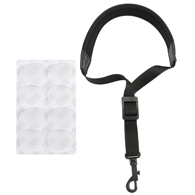 

Аксессуары для саксофона 9 шт.: 8 альт/тенор накладки для мундштука амбушюр 0,8 мм и 1 шт. шейный ремешок с карабином