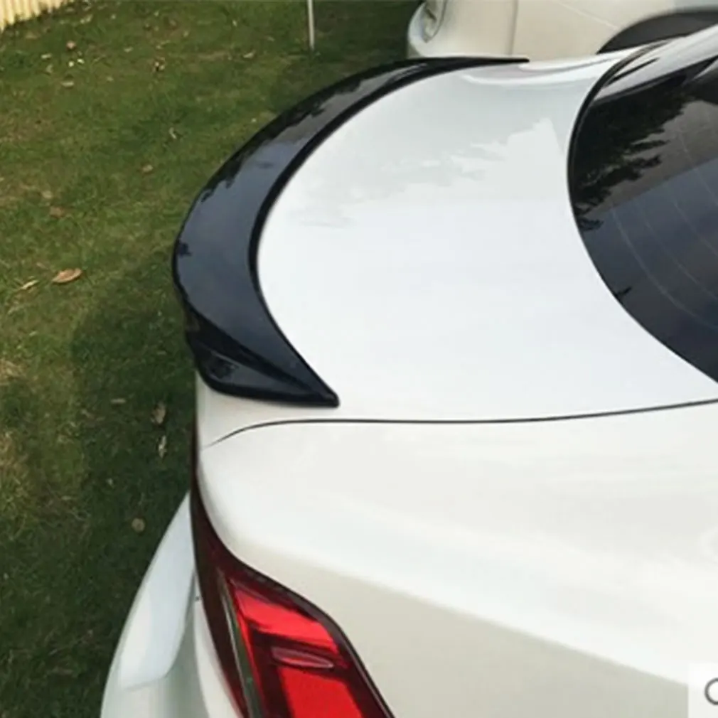 Фото Подходит для Lexus IS200 IS250 IS300 IS350 задний багажник Iid спойлер крыло Iip хвост автомобильные аксессуары черный и белый карбон 2012-2018 №4