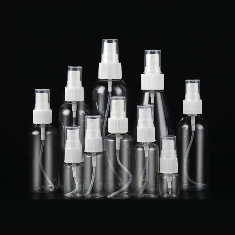 

20PCS 5ml/10ml/20ml/30ml/50ml/60ml/80ml/100ml Wholesale Portable Clear Plastic Spray Atomizer Empty Refillable Travel Bottles
