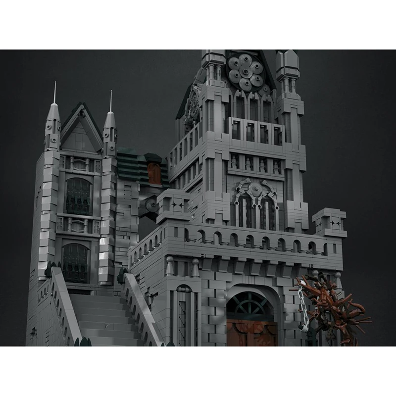 Фото Изысканный новый строительный блок MOC, улицы Yharnam, технические модули, кирпичи, модель, подарок, Рождественская игрушка, набор для сборки «сделай сам» №2