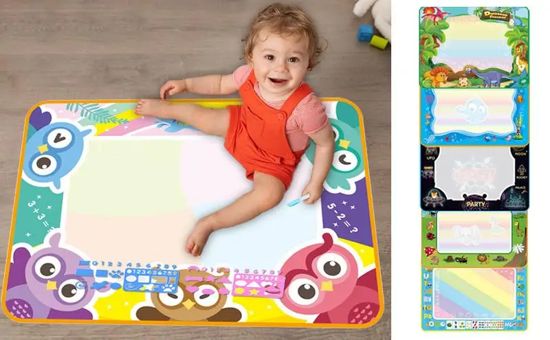 

Painting Rug Water Drawing Coloring Doodle Mat With Magic Pens Montessori Painting Board Educational Toys Kids Christmas gift