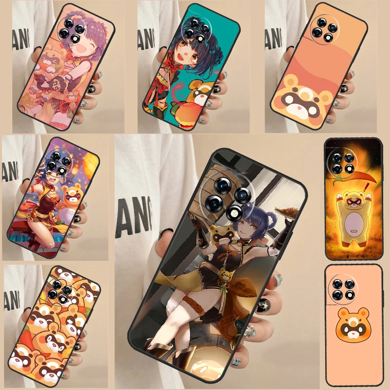 Чехол Guoba Xiangling Genshin Impact чехол для OnePlus 11 8 9 10 Pro 9R 8T 10T 10R Nord CE 2 Lite CE 3 Lite 2T N30 N20 N10