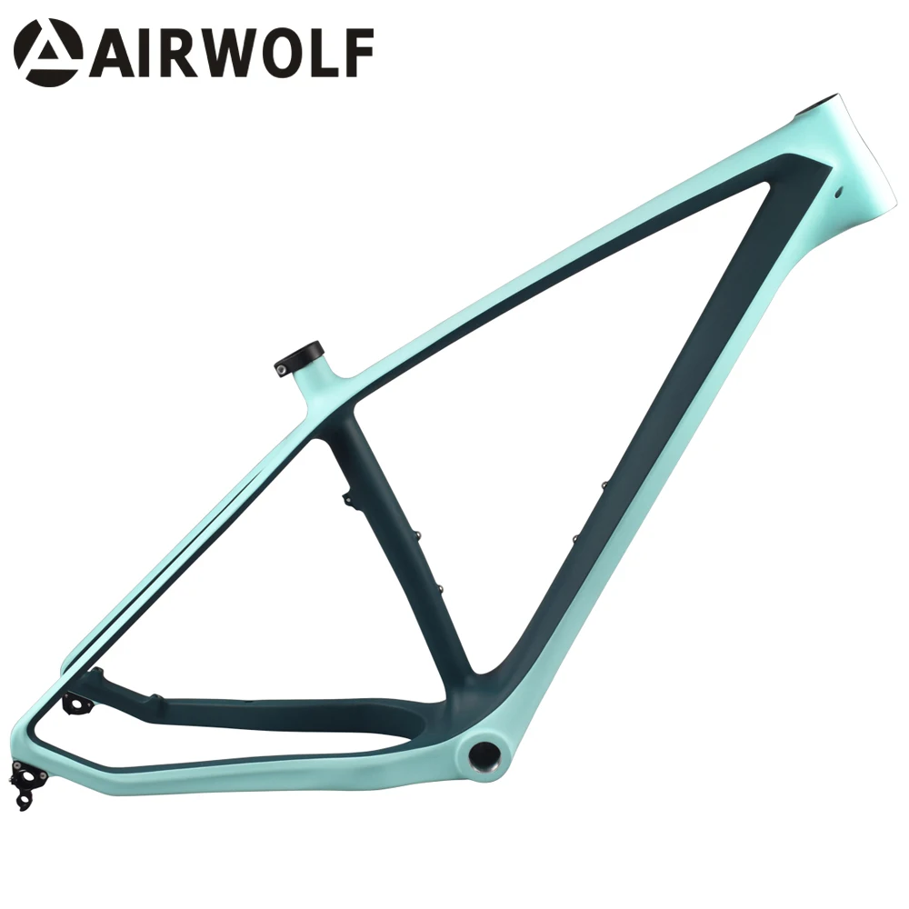 

AIRWOLF New Carbon Fiber Fat Bike Frame Matte or Glossy Bottom Bracket BSA Thru Axle 197*12mm 26er*5.0 Carbon Frames Fat Bicycle