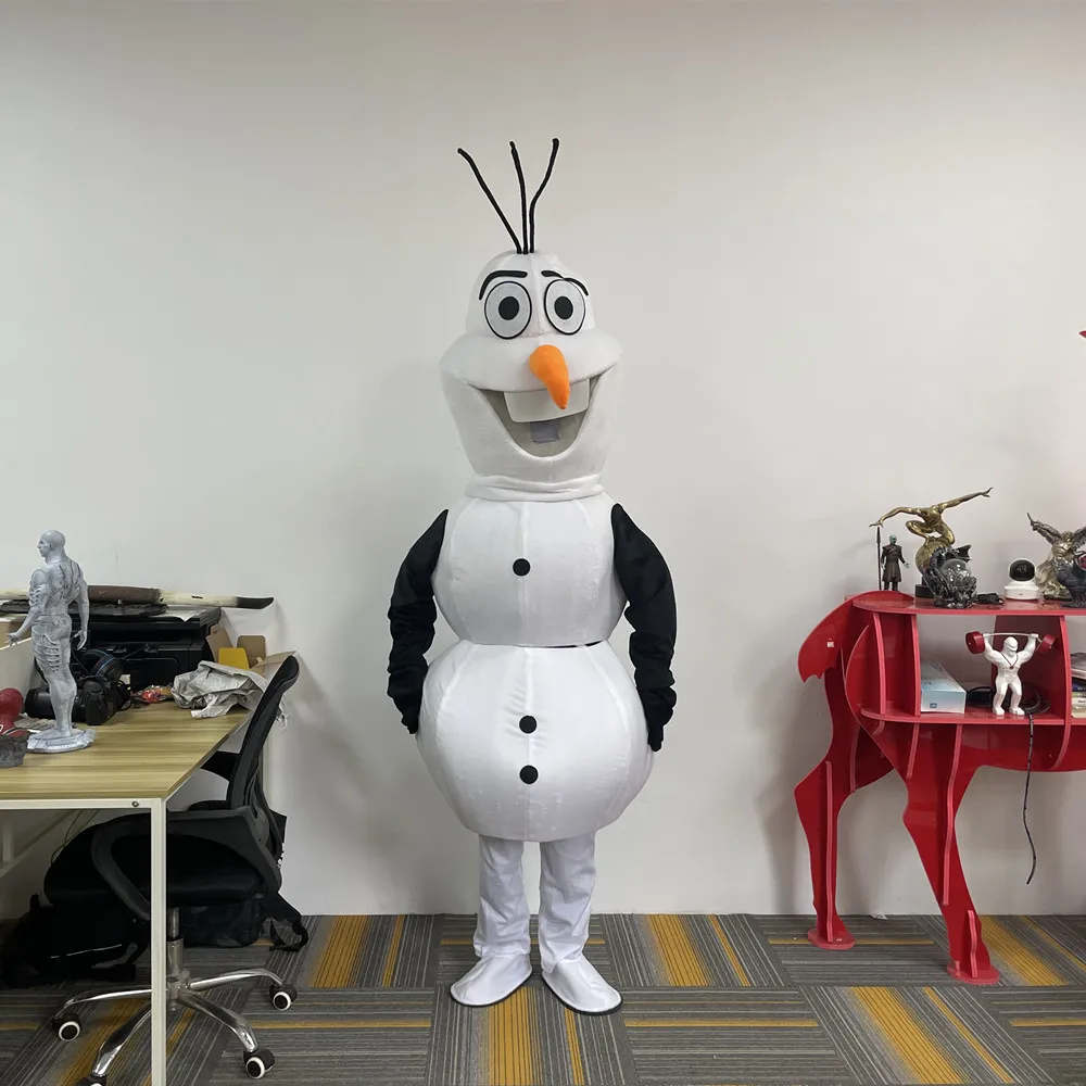 Дешево [Disney] косплей костюм персонажа Олафа из мультфильма «Холодное сердце», маскарадный костюм, праздничный карнавальный реквизит с животными, п...