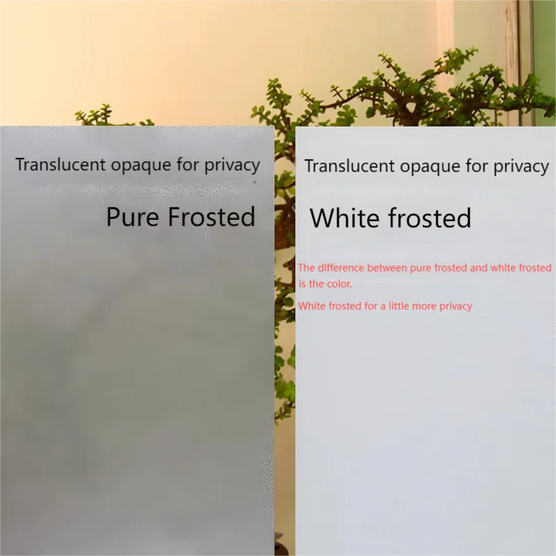 FANCY FIX Полупрозрачная пленка для конфиденциальности из матового стекла.