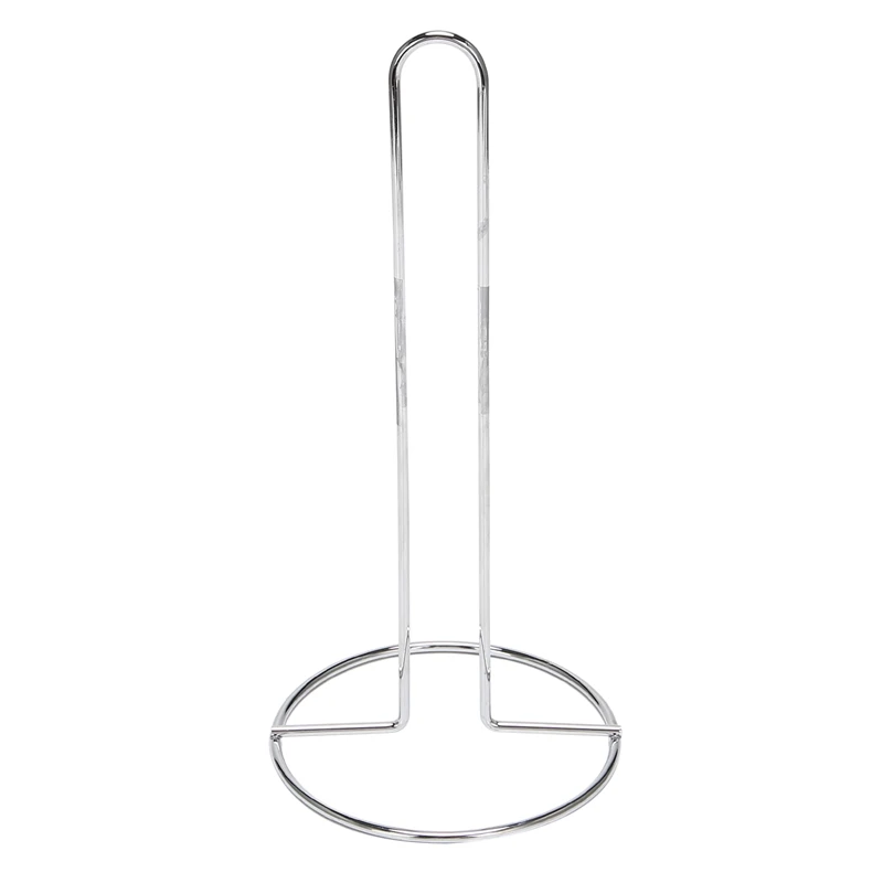 

Kitchen Roll Holder, Metal, 12 X 32 X 12 Cm, Silver Glossy