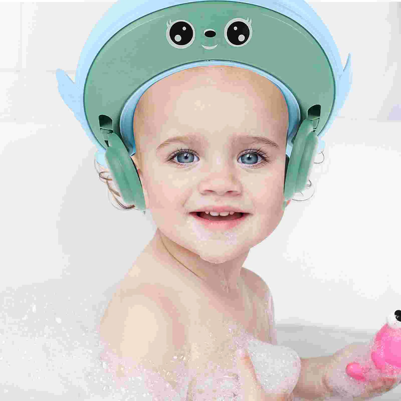 

Shampoo Cap Baby Bath Visor Washing Hair Toddler Shield Kids Station Sink Shower