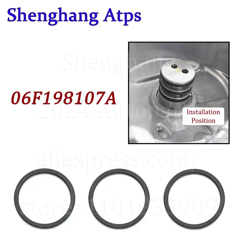

3 шт. корпус цепи ГРМ, уплотнительное кольцо управления маслом для Audi A3 A4 A6 TT VW Jetta GTI Passat Golf R 2.0L 06F 198107 А 06 Ф 198 107 А