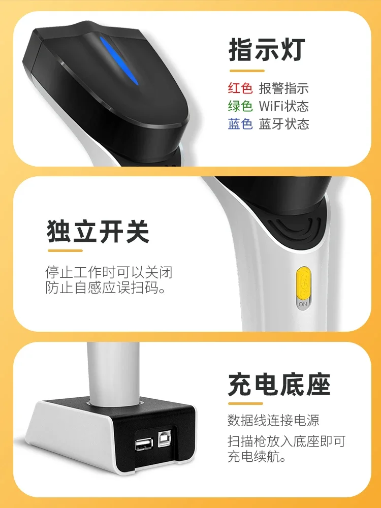 Bluetooth wifi версия сканера сервера LAN сканер кода поддерживает вторичного