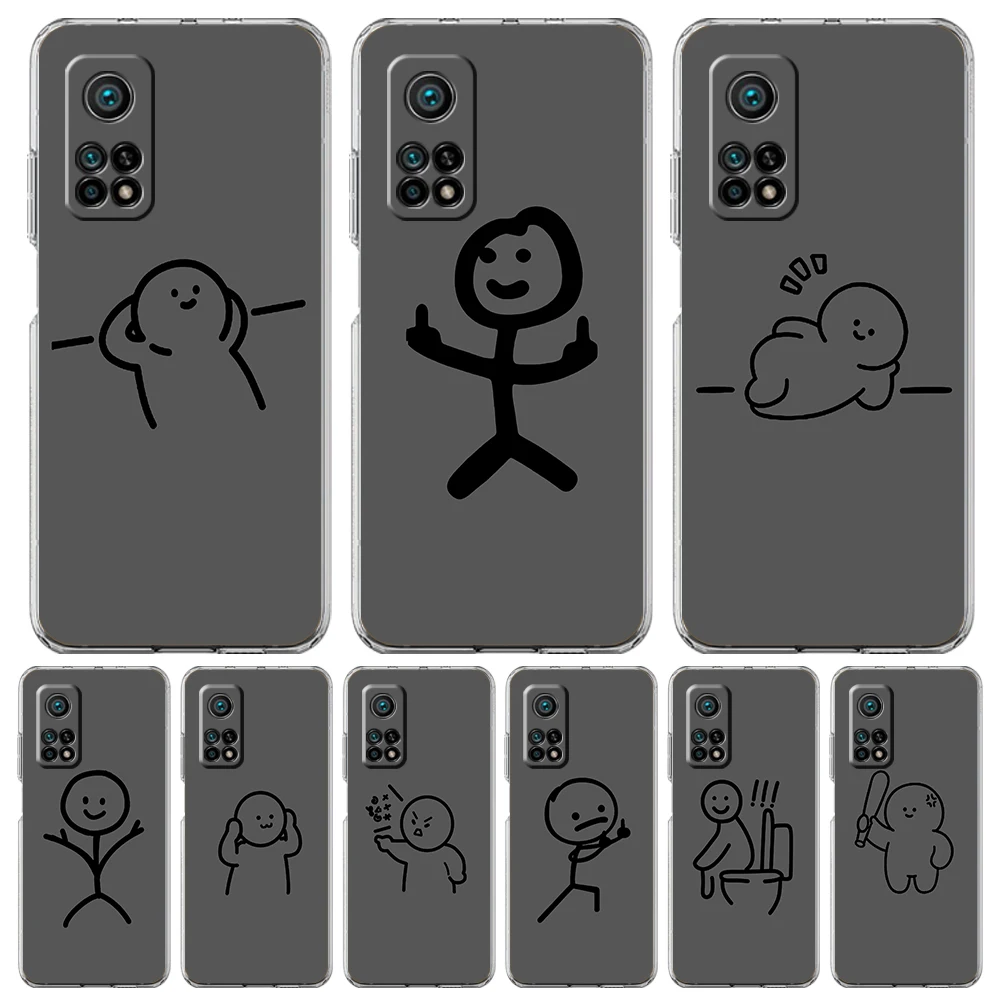 

Matchman Cartoon Phone Case for Xiaomi Mi Poco F3 X3 X4 GT NFC M3 M4 11 Ultra 12 11X 11i Pro Lite 5G Soft Transparent Cover Bags