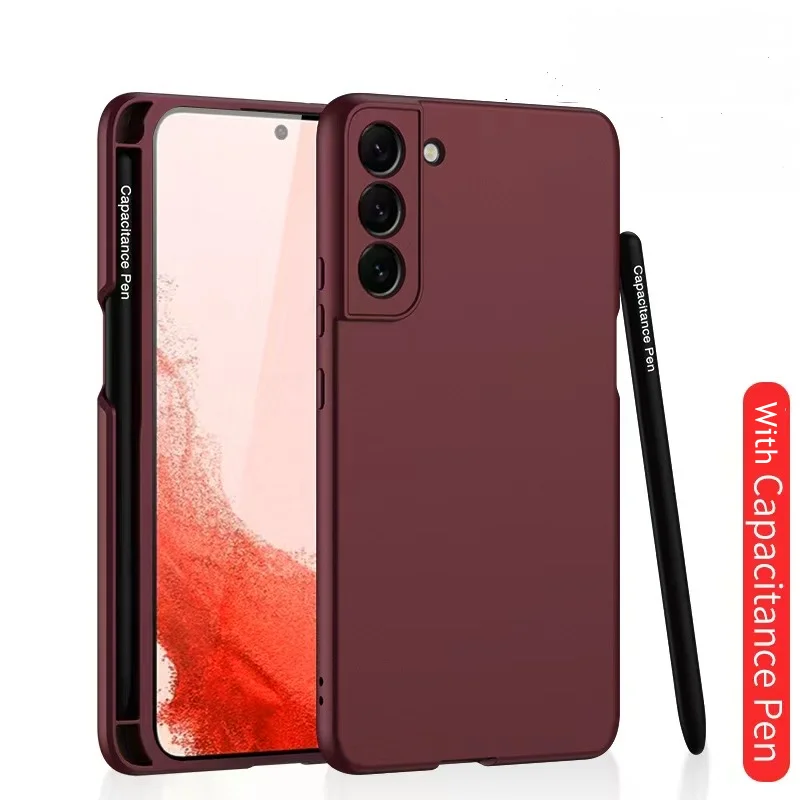 Тонкий жесткий чехол из поликарбоната с сенсорным экраном для Samsung Galaxy S22 Plus 5G