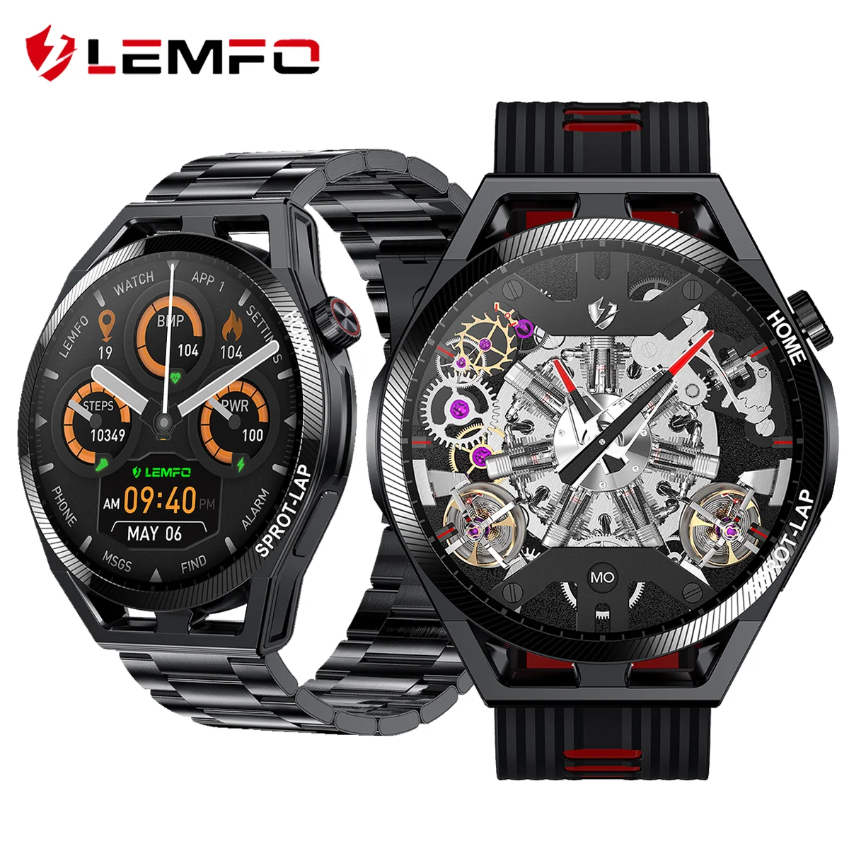 

LEMFO Smartwatch Men 2022 NFC Bluetooth Call 3D Dial IP68 Waterproof Wireless Charging Sport Smart Watch For Android ios PK GT3
