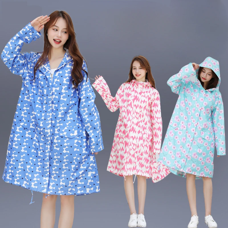 

Модный Дорожный походный дождевик, милый водонепроницаемый дождевик для кемпинга для взрослых и женщин, дождевик с капюшоном, пончо, дождевик, дождевик