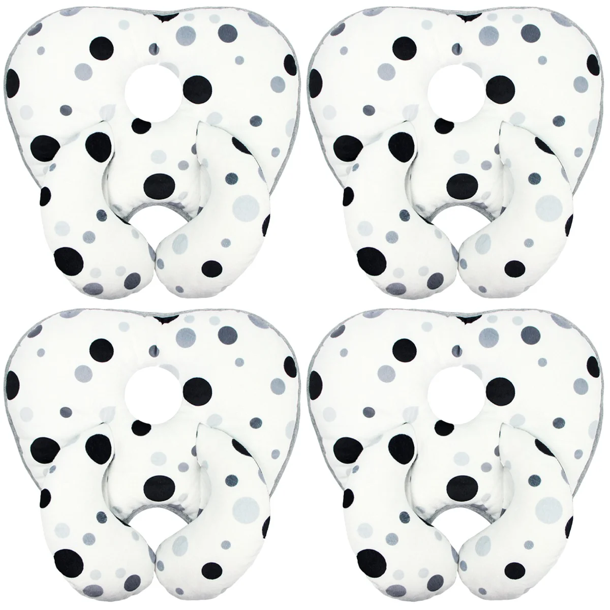 

4pcs Newborn Baby Pillow Neck Support Pillow Stroller Pushchair U-shaped Neck Pillow