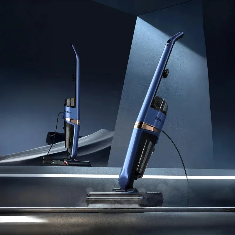 Deerma-Efregão Elétrico de Lavadora Vapor X30 Eixo Duplo Purificador Piso para Casa Equipado com Auto Limpeza