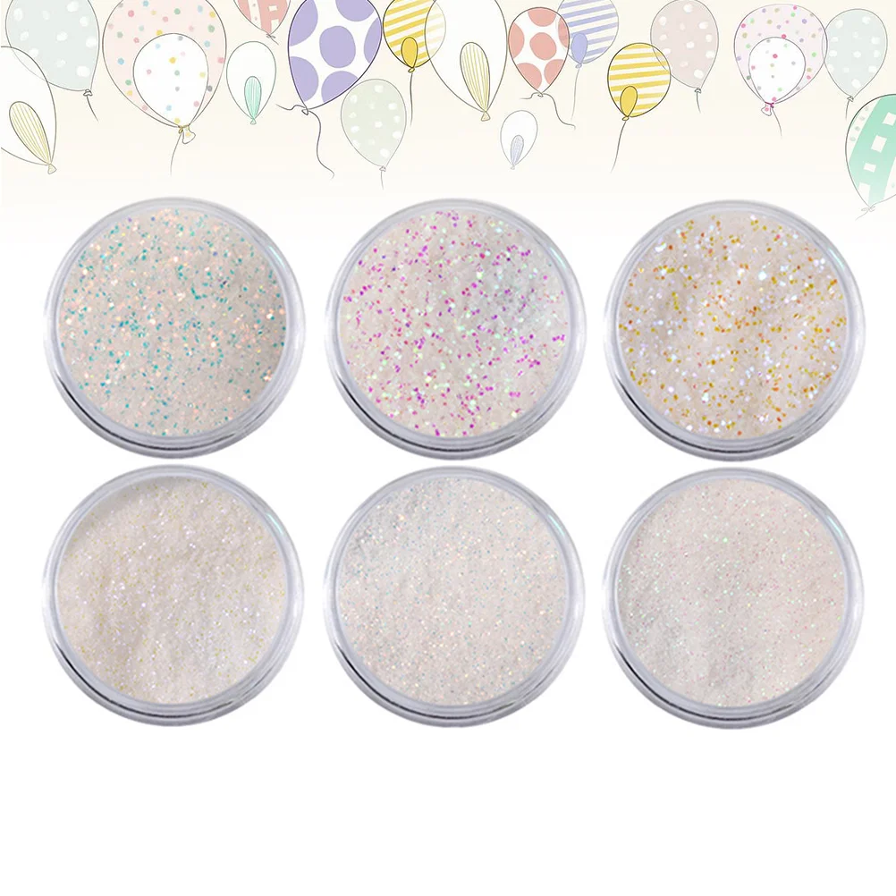 

White Bright Nail Glitter Fine Nails Sequins Super Flash Nail Decoration for