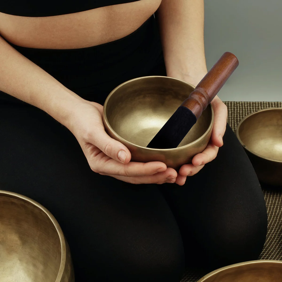 

Bowl Stick Singing Sound Mallet Meditation Tibetan Bowls Nepalese Striker Chanting Wrapped Made Hand Wood Yoga Relaxation