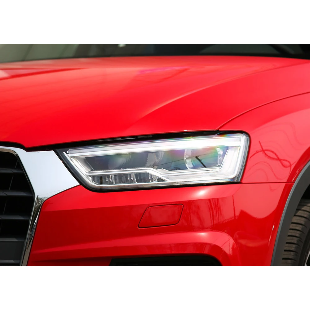 Прозрачный чехол для передней фары Audi Q3 2016 2017 2018 замена оригинального абажура из