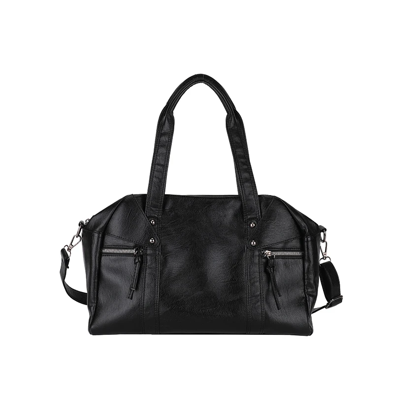 Retro Solid Color Shoulder Side Bags for Women 2023 Spring Designer Fashion Simple Leather Lady Crossbody Bag Handbags