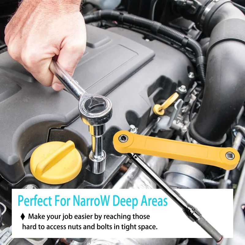 

Универсальный Удлинительный ключ, регулируемый гаечный ключ, автомобильные инструменты, трещотка, гаечный ключ для автомобиля, автозапчас...