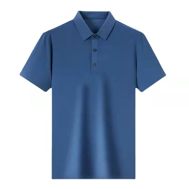 Men's Golf Ice Silk Jersey, 2023 Fashion Brand, Golf Apparel, Men's Outdoor Short Sleeve T-shirt, Summer Street Polo Shirt