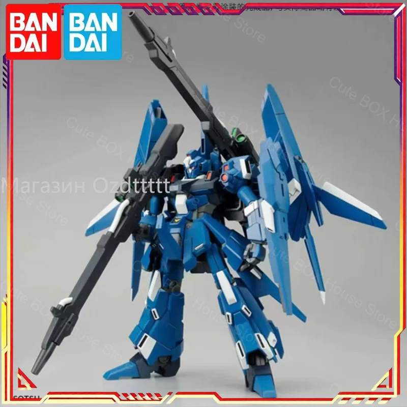 Фото Оригинальный набор для сборки модели Gundam от Bandai, масштаб 1/144, RGZ-95 ReZEL Defenser B-UNIT, коллекционная фигурка из аниме, игрушка для сборки. №3