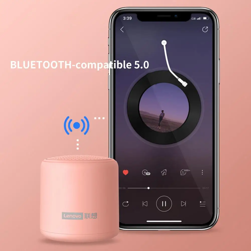 

Excellent Good Sound Quality Solid Color Bluetooth-compatible 5.0 Small Wireless Voice Amplifier Loudspeaker for Garden