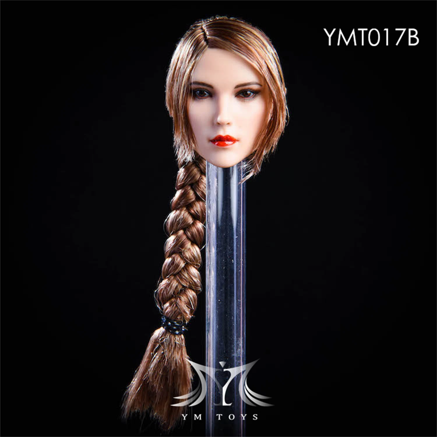 

YMTOYS 1/6, плетеные волосы, женская голова, резная модель, подходит для 12-дюймовых экшн-фигурок Suntan TBLeague JIAOU