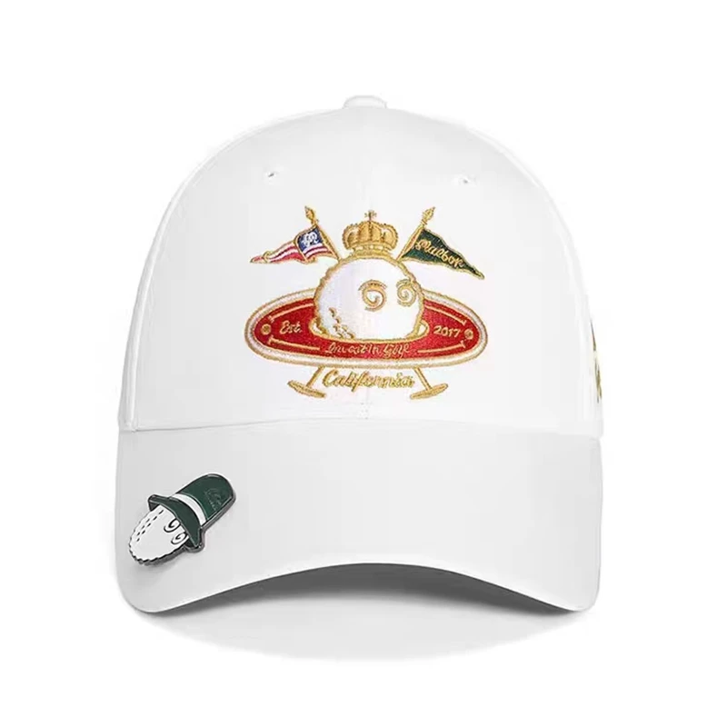 2023 Golf Men's/Women's Hat Korean Brand Embroidery Sun Shade Comfortable Breathable Outdoor Sports Casual Cap With Mark