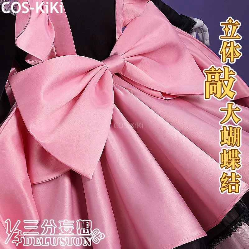 Фото Костюм для косплея COS-KiKi Cardcaptor Sakura Kinomoto Sakura: Боевой наряд, платье горничной с черной кошкой, стильная и милая униформа, костюм для Хэллоуина для женщин №4