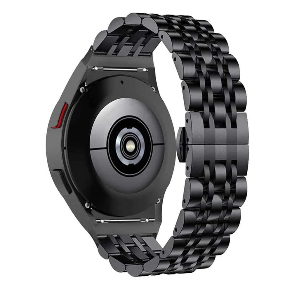 For Samsung Galaxy Watch 5 5pro Strap 44mm 45mm Galaxy Watch 4 Classic 46mm non-gap stainless steel high quality curved strap