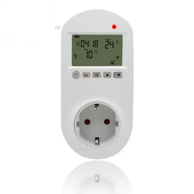 

Умная розетка-термостат с ЖК-дисплеем, 16 А