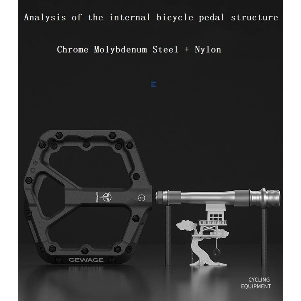 Ультралегкие подшипники gepay велосипедные педали нейлоновые дорожные Mtb