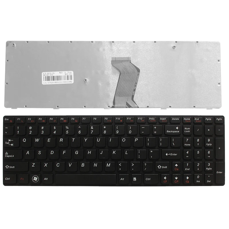 US laptop keyboard for LENOVO Ideapad V570 V570C V575 Z570 Z575 B570 B570A B570E V580 V580C B570G B575 B575A B575E B590 B590A