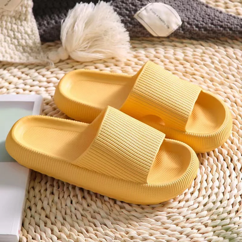 

Thick Sole Home Women's Slippers New Women's Thick Sole Flat Shoes Non-slip EVA Living Room Indoor Slippers