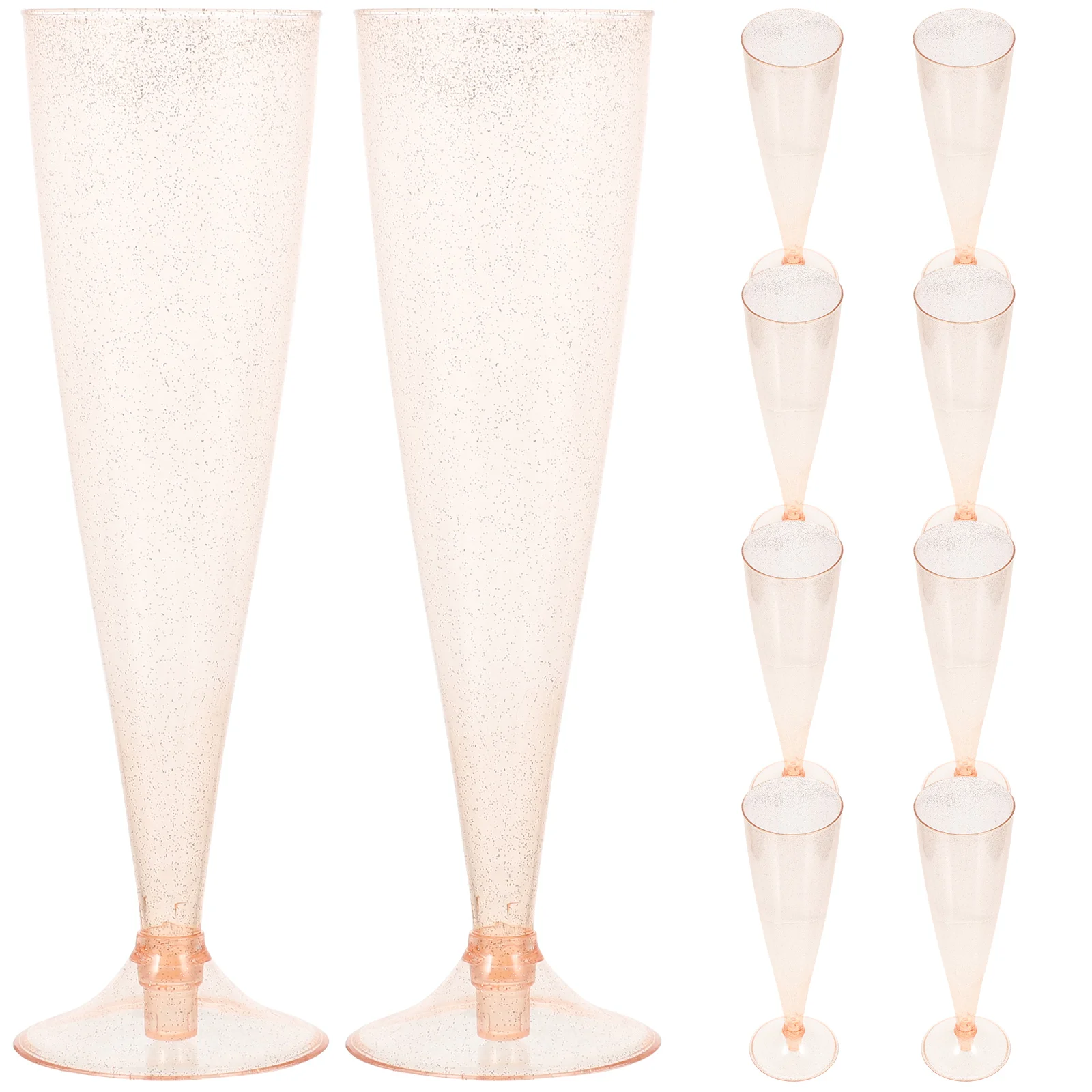 

Champagne Glasses Flutes Cocktail Cup Disposable Wedding Cups Party Red Toasting Goblet Drinking Martini Beverage Mimosa