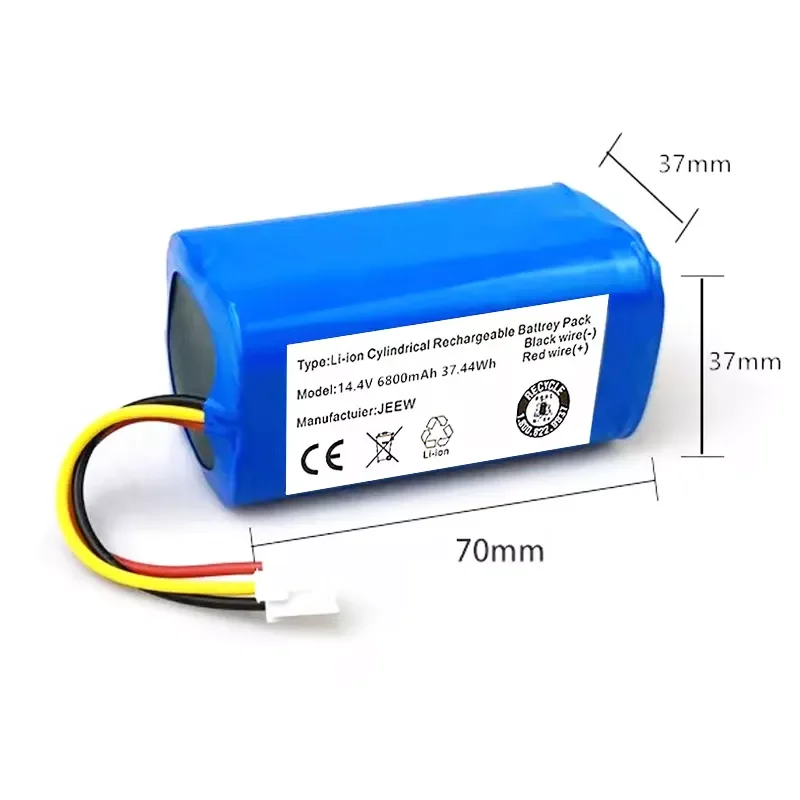 

(For C30B) 100% New 14.4v 6800mAh Original battery for LIECTROUX C30B robot vacuum cleaner, 6800mAh, lithium cell 1 part/package