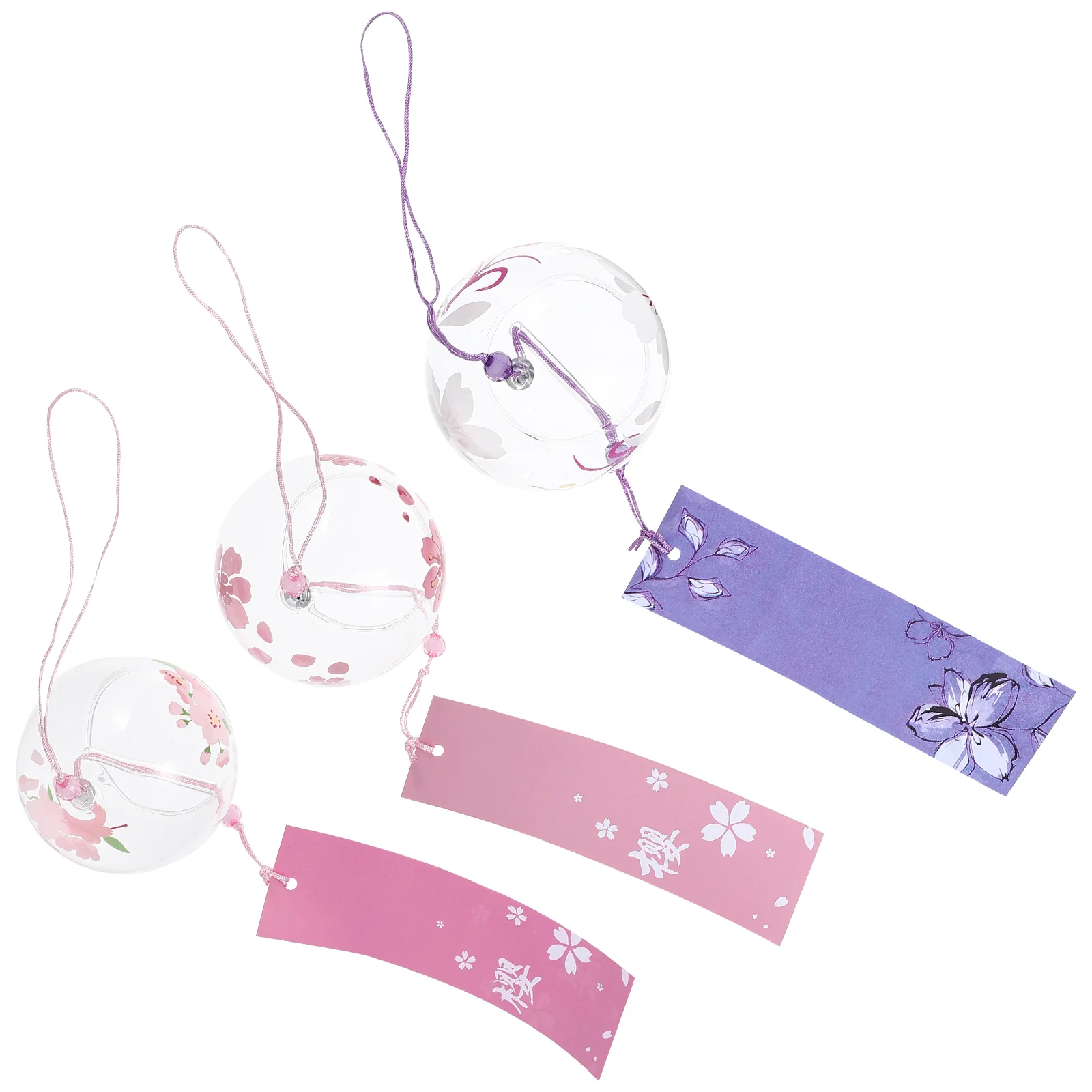 

Колокольчик ветряной в японском стиле, подвеска со стеклянными колокольчиками для сада, счастливая искусственная скульптура, стильные укр...