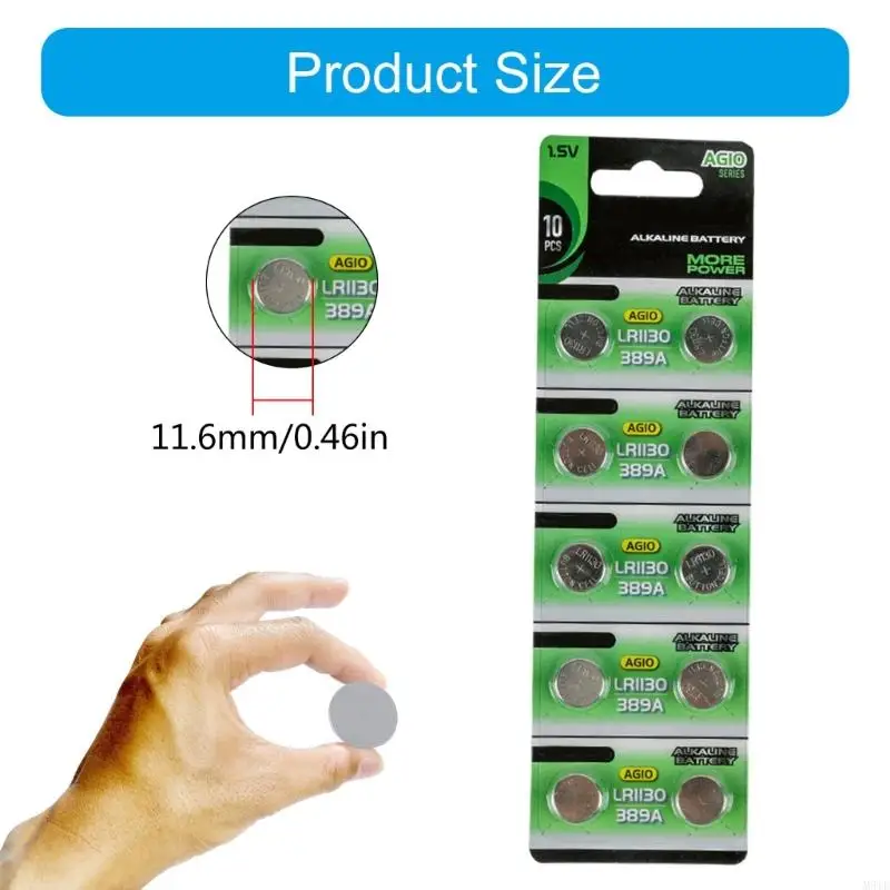 Аккумуляторные батареи лякочной кнопки AG10 LR1130 для часов и калькуляторов