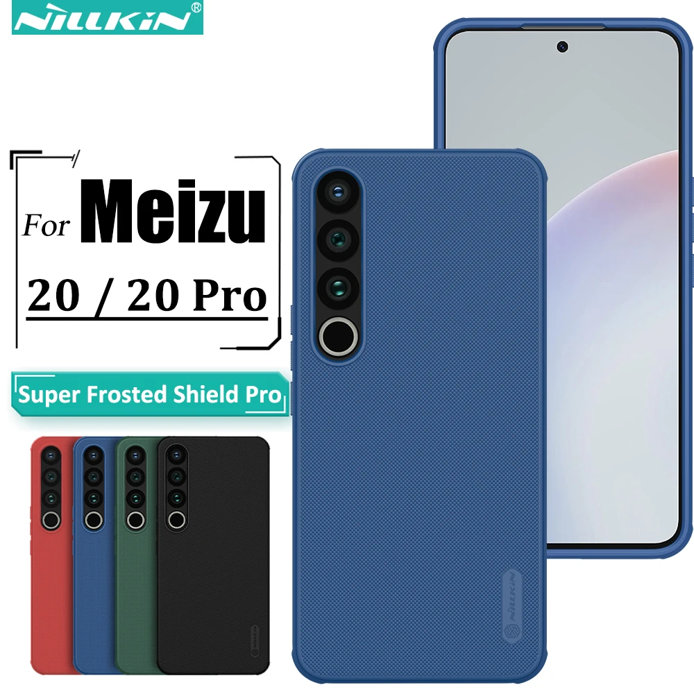 

Nillkin for Meizu 20 / 20 Pro Case,Frosted Shield Pro Phone PC+TPU Hard Protection Back Cover