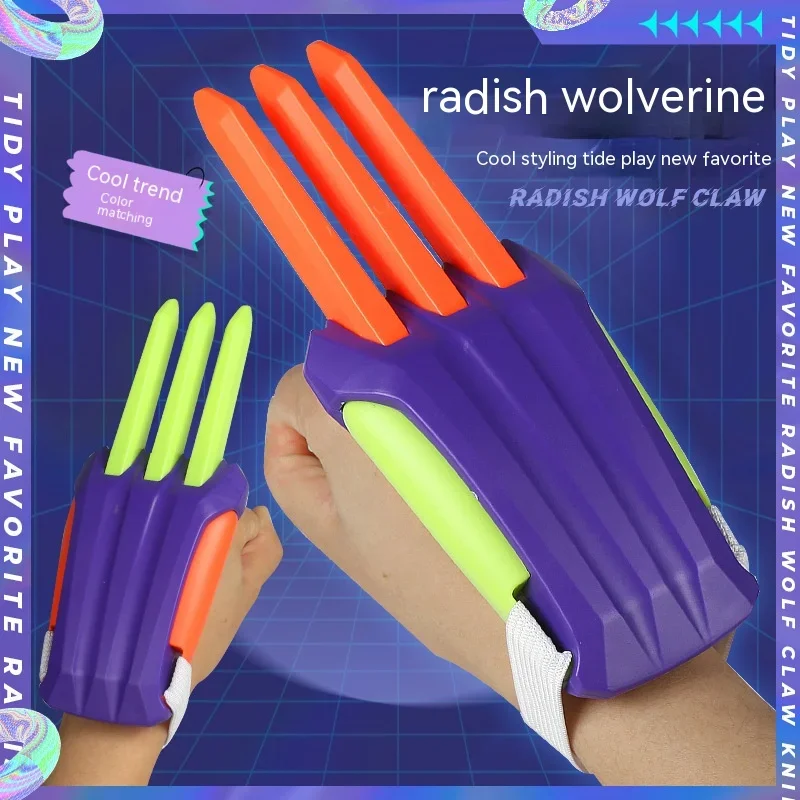 

3D Gravity Model Claw Knife Toy Auto Scaling Trendy Colors Stress Relief Toys Birthday Halloween Christmas Gift Drop Shipping