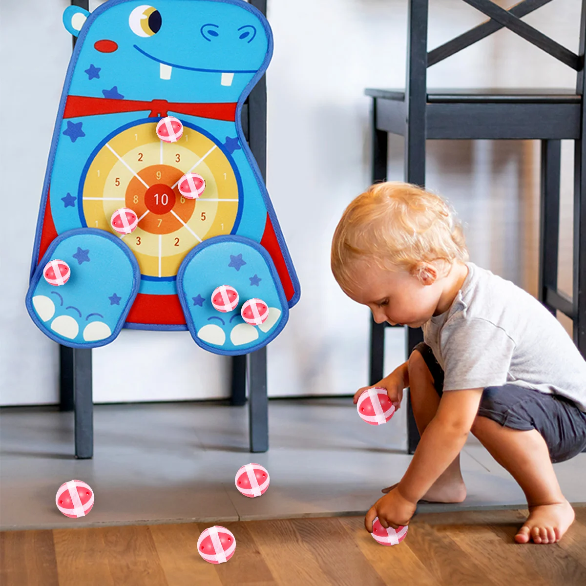 

12pcs Special Sticky Paste Plastic Educational Plaything Interactive Supply for Kids Children Toddler